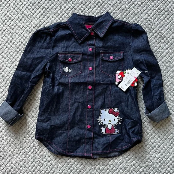 NWT Hello kitty button up - Picture 7 of 10